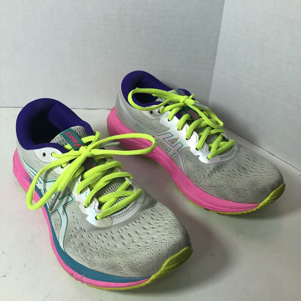 ASICS Running Sneakers Womens Size 9 Gel-Excite 7 Polar Shade White Pink‎ C2